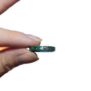 green-cloisonne-enamel-and-bronze-ring